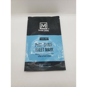 M Skin Care Cooling Post Shave Sheet Mask
